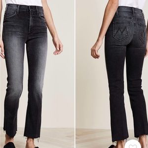 MOTHER black / dark grey jeans